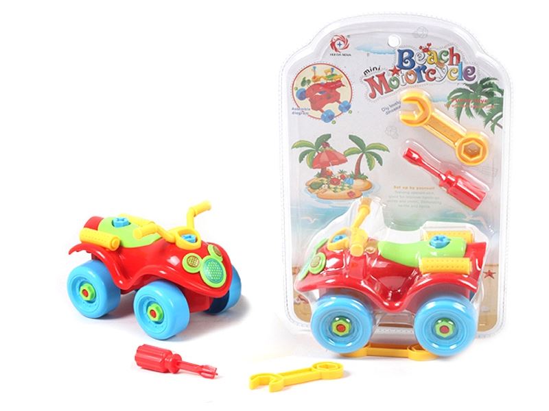 DISASSEMBLED PUZZLE BEACH MOTORCYCLE - HP1103578