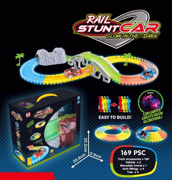 LUMINOUS RAIL STUNT CAR (169 PCS) - HP1103727
