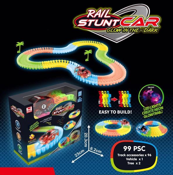 LUMINOUS RAIL STUNT CAR (99 PCS) - HP1103728