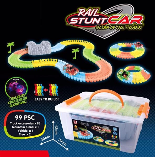 LUMINOUS RAIL STUNT CAR (99 PCS) - HP1103730