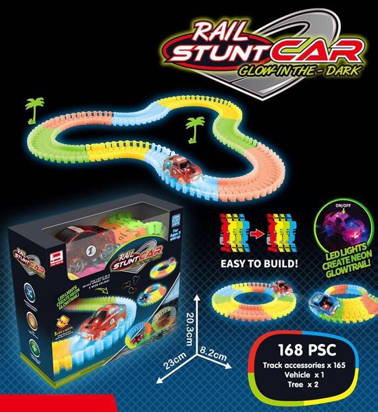 LUMINOUS RAIL STUNT CAR (168 PCS) - HP1103732