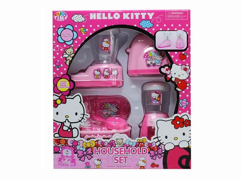 HELLO KITTY过家家系列（炉具+面包+饮水+豆浆） - HP1104146