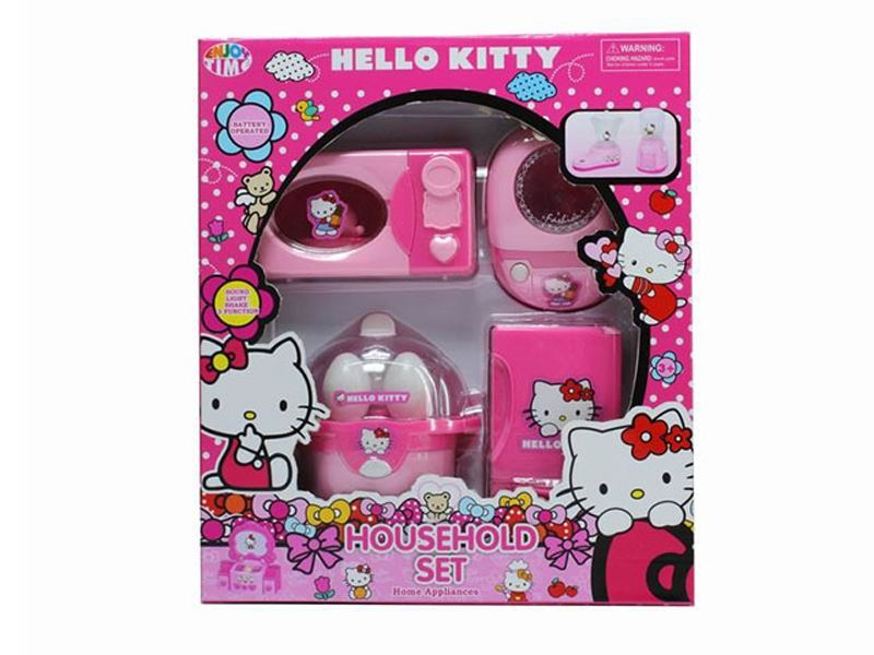 HELLO KITTY过家家系列（冰箱+微波炉+电饭锅+蒸蛋器） - HP1104149