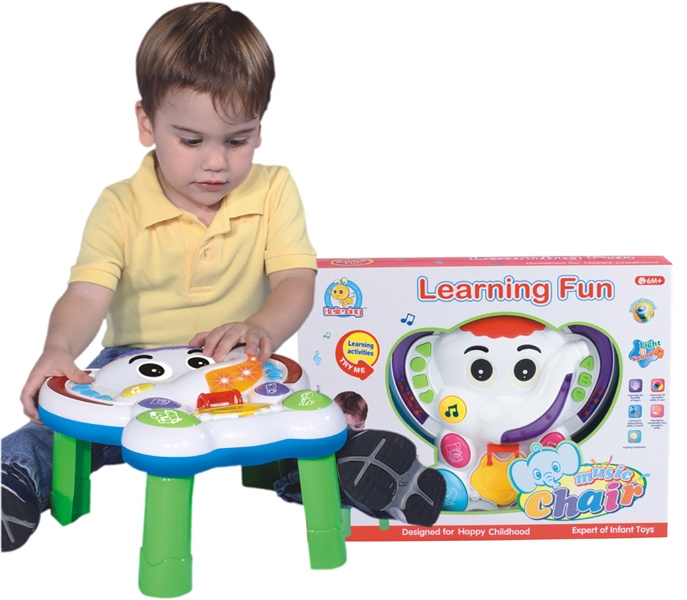 ELEPHANT CHAIR W/LIGHT & MUSIC, ENGLISH & SPANISH - HP1104389