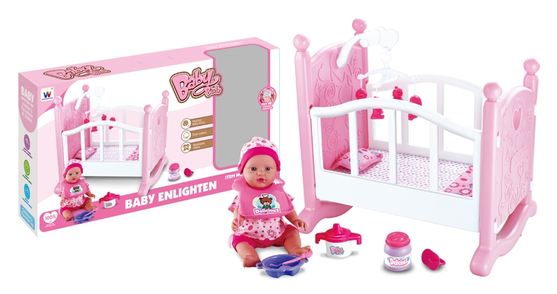 BABY BED W/DOLL - HP1104921