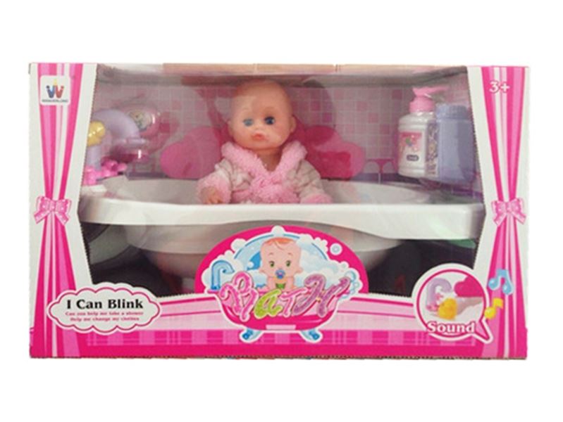 BATH SET W/DOLL & IC - HP1104930
