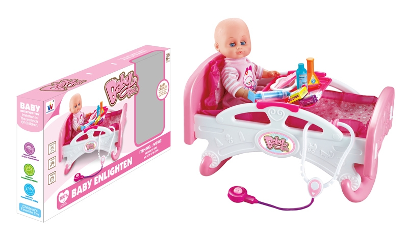 BABY BED W/DOLL - HP1104931