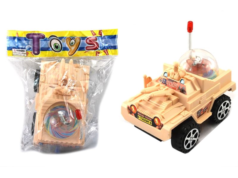 PULL LINE CAR W/LIGHT YELLOW & GREEN - HP1105293