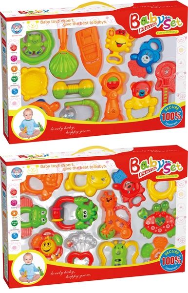 BABY RATTLE (12 PCS, 2 ASST.) - HP1105320