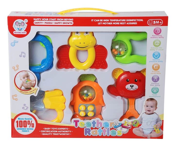 BABY RATTLE (6 PCS) - HP1105323