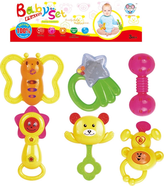 BABY RATTLE (6 PCS) - HP1105376