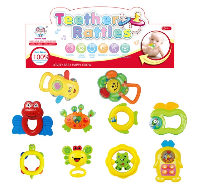 BABY RATTLE (10 PCS) - HP1105401