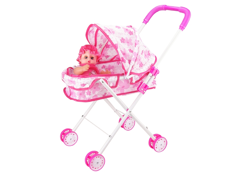 BABY IRON STROLLER W/14