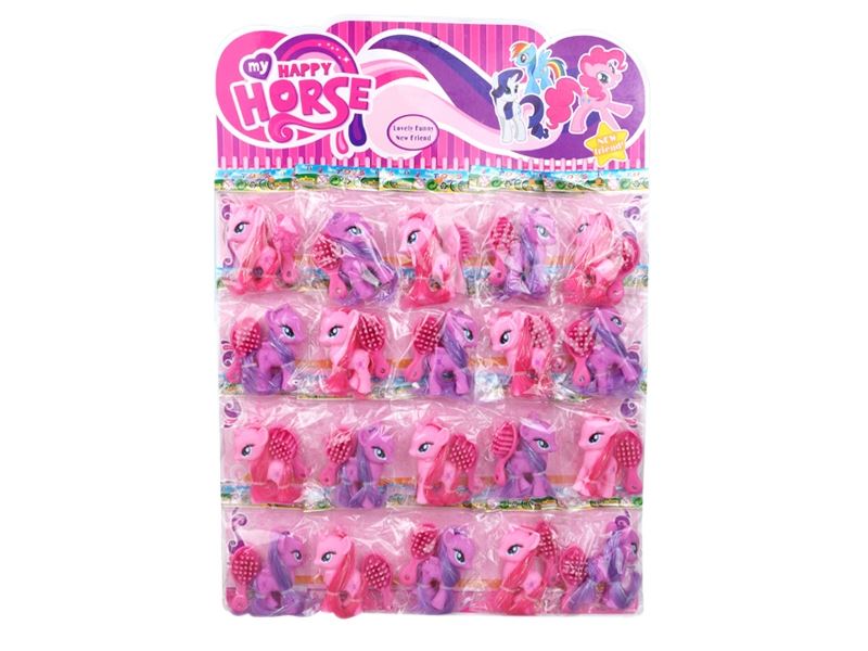 CUTE PONY PLUS ROUND COMB (20 BAGS / BOARD) - HP1107071