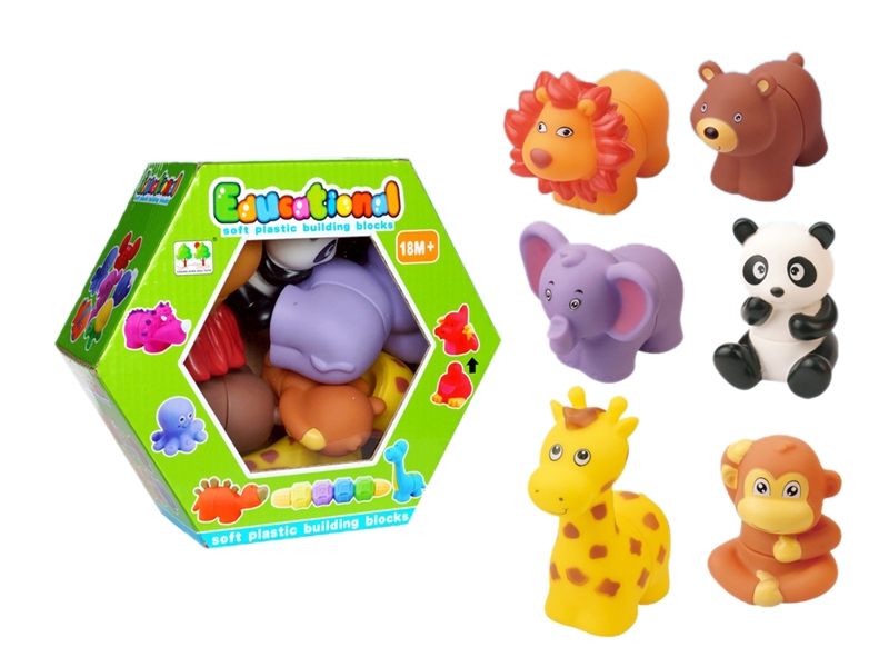 6 ASSEMBLED ANIMALS - HP1107195