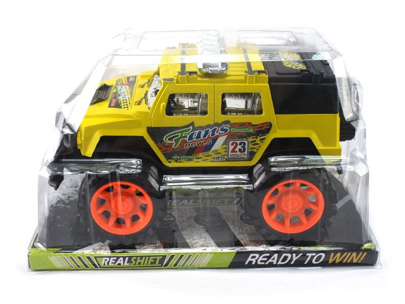 FRICTION CAR YELLOW & ORANGE - HP1107767