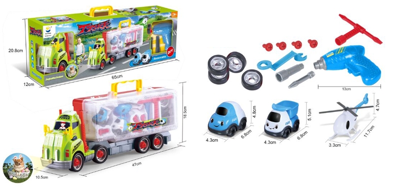 FREE WHEEL DIY TRUCK W/MUSIC & PROJECTION FUNCTION - HP1108118
