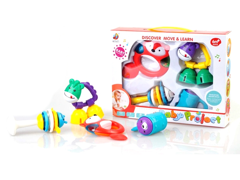 BABY RATTLE SET 4PCS - HP1108246