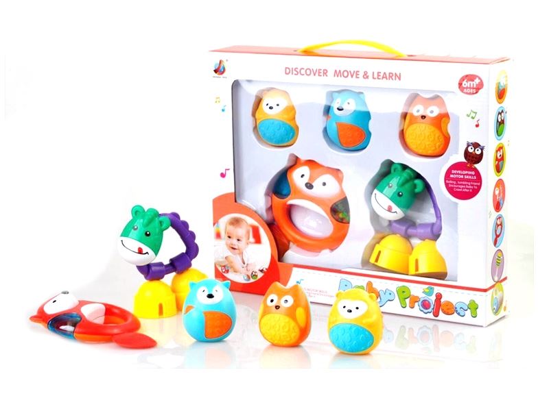 BABY RATTLE SET 5PCS - HP1108249
