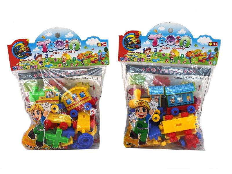 BUILDING BLOCKS TRAIN  (2 ASST.Mixed COLOR) - HP1108332