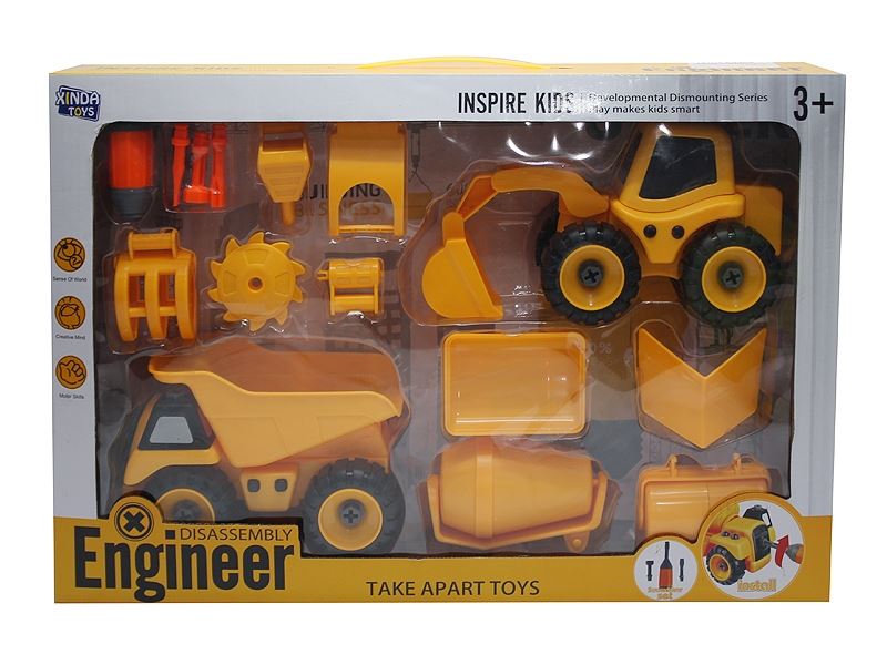 ASSEMBLE FREE WAY CONSTRUCTION CAR 9ASST - HP1109060