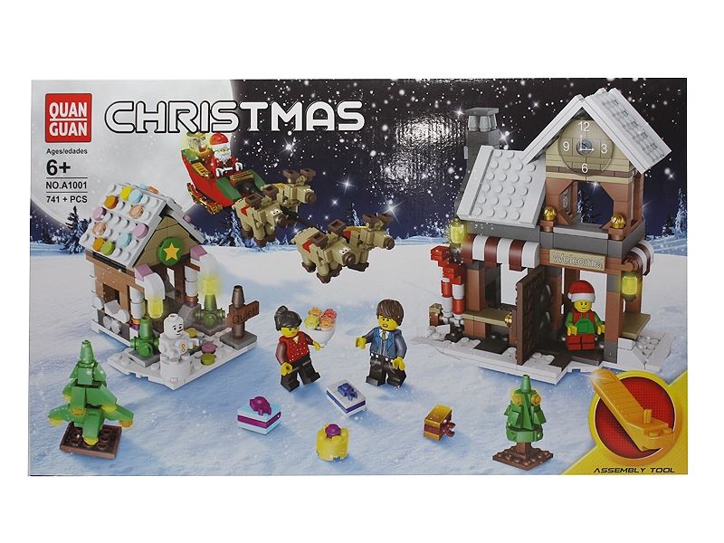 SANTA MOOSE GIFT SET BUILDING BLOCKS - HP1109068