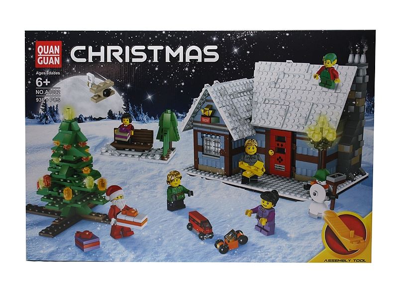CHRISTMAS SERIES CHRISTMAS VILLAGE BUILDING BLOCKS - HP1109069