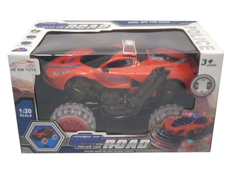 B/O POLICE CAR  WHIRE&RED COLOR - HP1109081