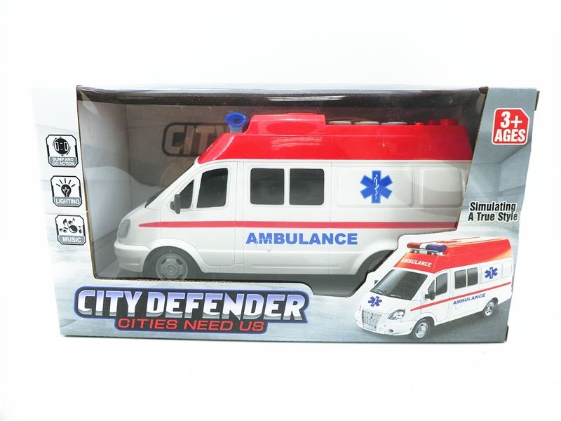 B/O BUMP AND GO AMBULANCE W/LIGHT & MUSIC - HP1109281