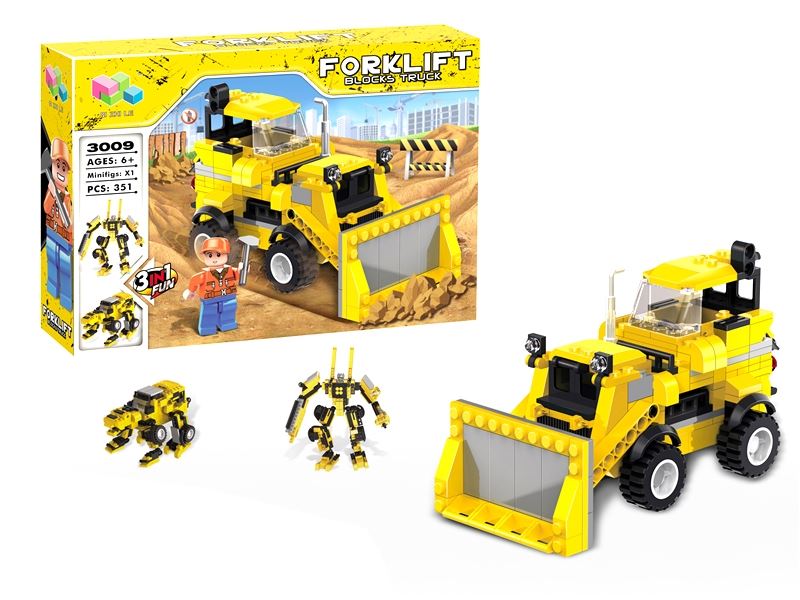 BUILDING BLOCKS 3IN 1 FUN 351PCS - HP1109340