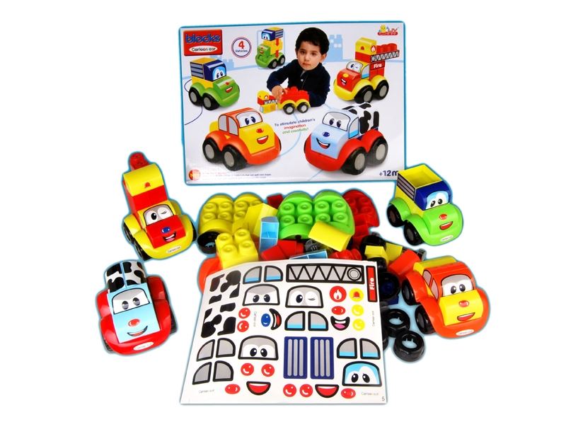 BUILDING BLOCK CAR (4 PCS/BOX) - HP1109379
