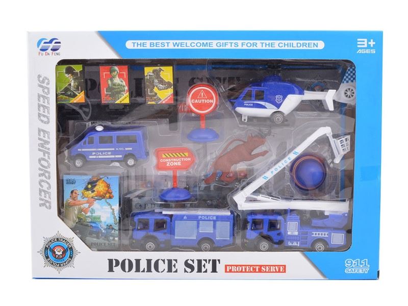 回力警察消防车 - HP1109428