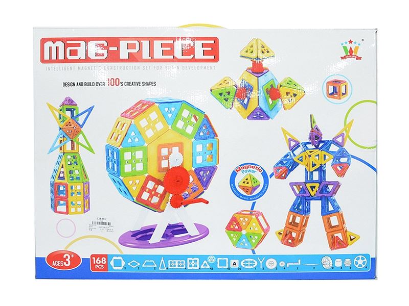 MAGNETIC BUILDING BLOCK 168PCS - HP1109530