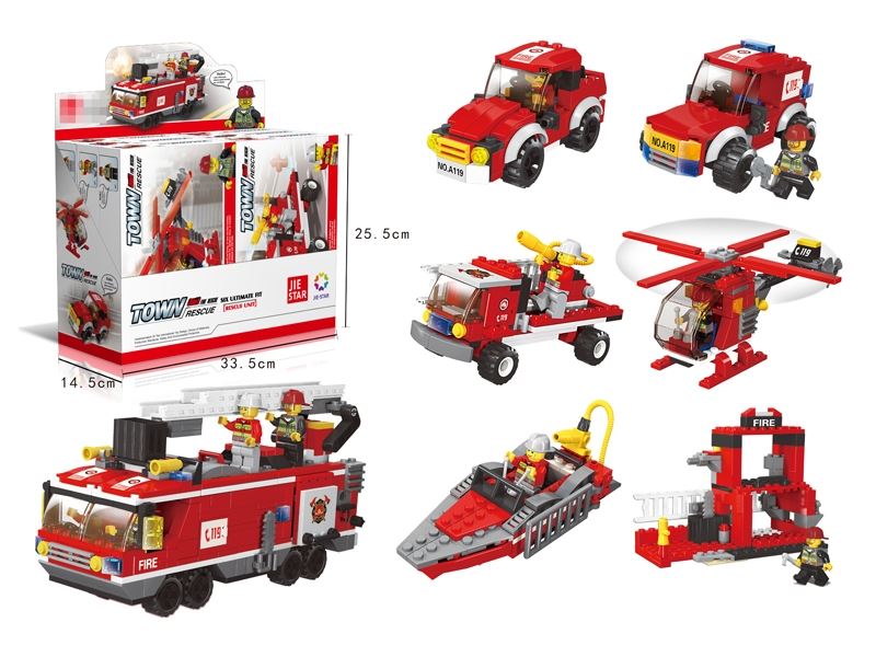 BUILDING BLOCKS 6 ASST.(520PCS) - HP1109677