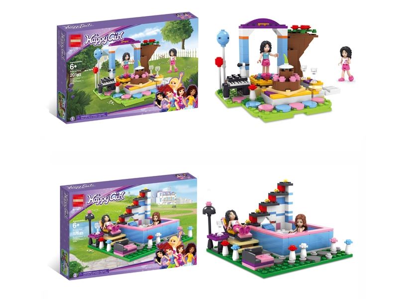 BUILDING BLOCKS  2 ASST. 176-201PCS - HP1109706