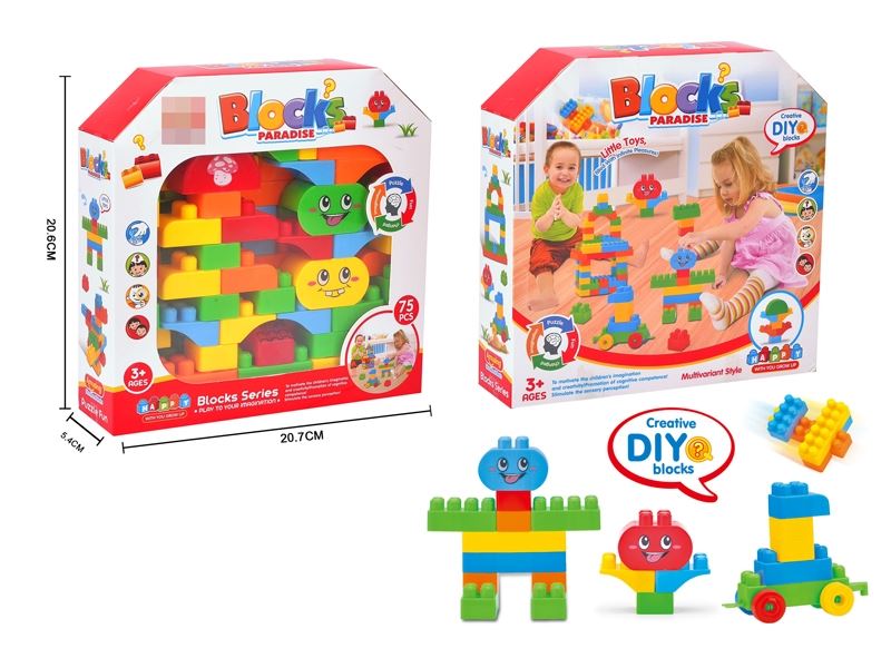 BUILDING BLOCKS (75PCS) - HP1110129