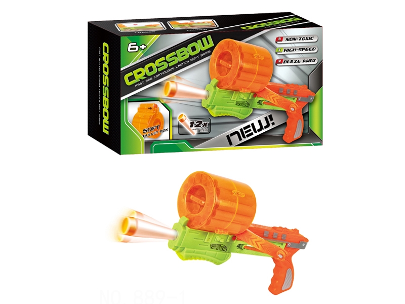SOFT SHOOTING GUN SET & ORANGE - HP1110275