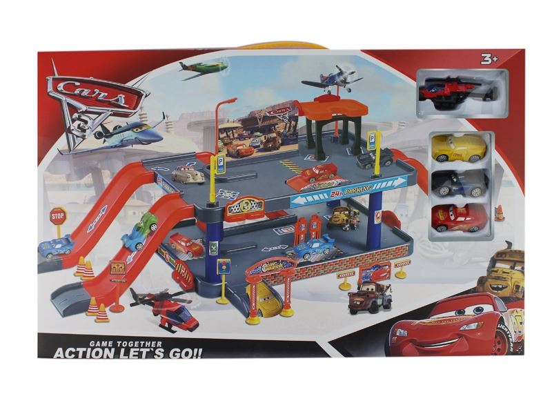 RAIL PARKING LOT W/ 1  PLANES & 3 FREE WAY CAR - HP1110377