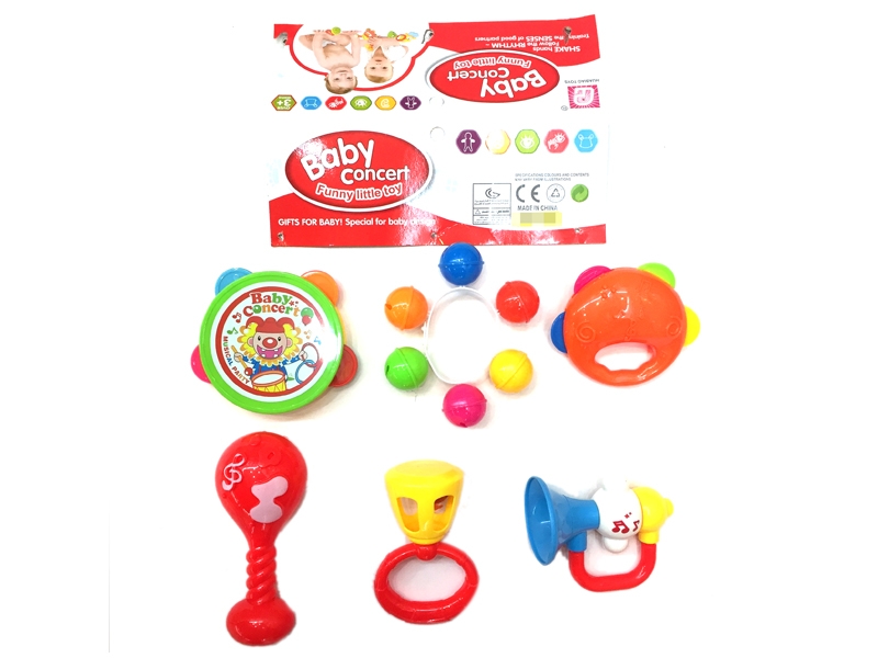 BABY RATTLE 6PCS - HP1110522