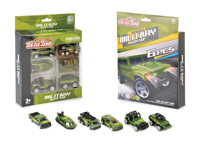 DIE CAST PARKING LOT SET 6PCS - HP1111046