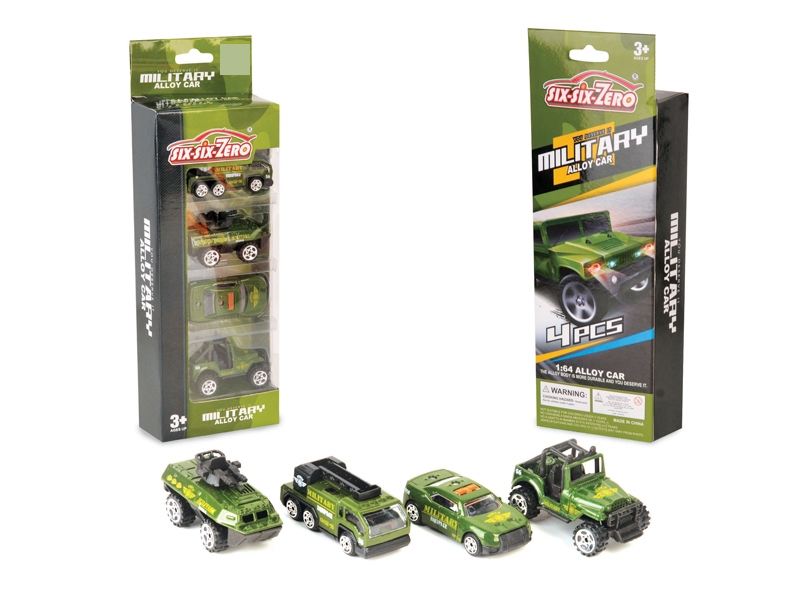DIE CAST PARKING LOT SET 4PCS - HP1111050
