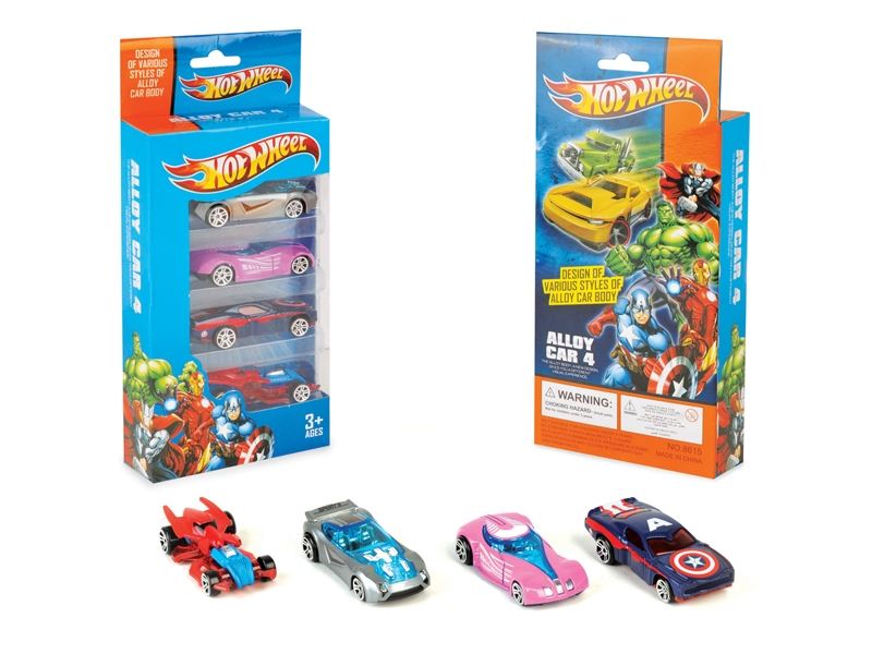 DIE CAST PARKING LOT SET 4 ASST. - HP1111054