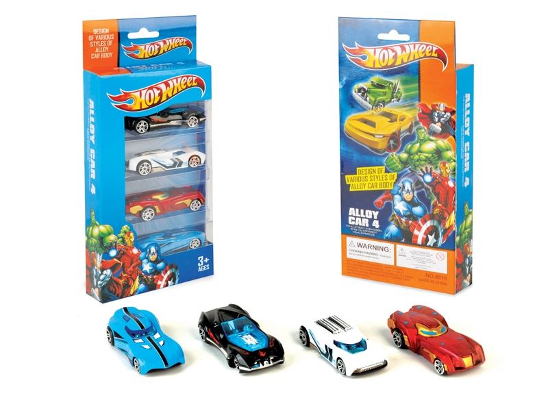 DIE CAST PARKING LOT SET 4 ASST. - HP1111055