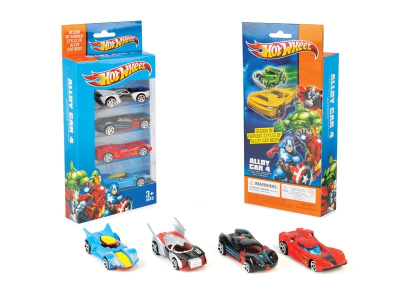 DIE CAST PARKING LOT SET 4 ASST. - HP1111056