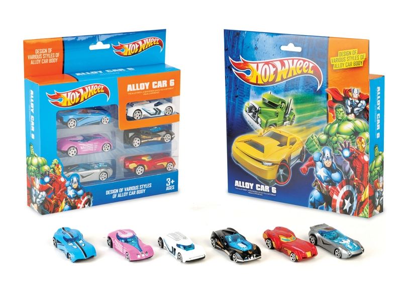 DIE CAST PARKING LOT SET 6 ASST. - HP1111058