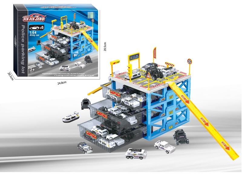 DIE CAST PARKING LOT SET 6 ASST. - HP1111064