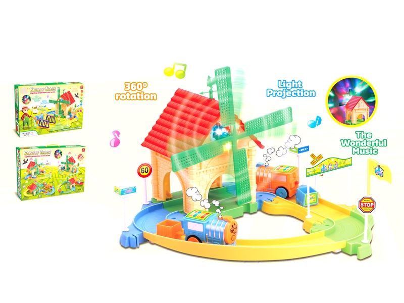 B/O RAIL TRAIN W/LIGHT & MUSIC 19PCS - HP1111089