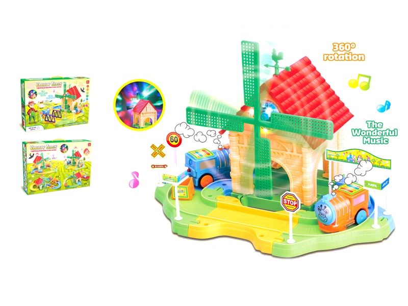 B/O RAIL TRAIN W/LIGHT & MUSIC 16PCS - HP1111090