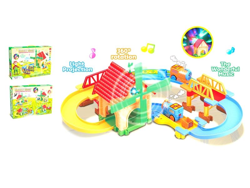 B/O RAIL TRAIN W/LIGHT & MUSIC 35PCS - HP1111091