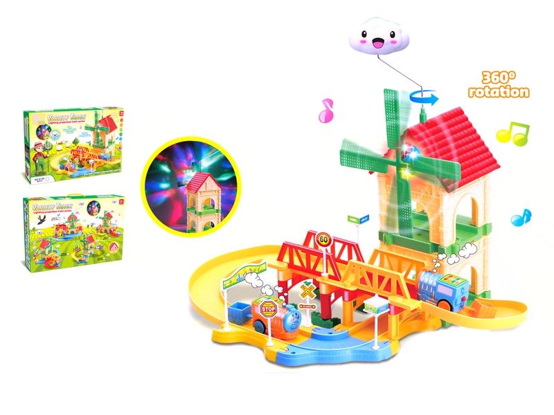 B/O RAIL TRAIN W/LIGHT & MUSIC 38PCS - HP1111093